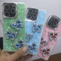 Butterfly Pattern Case – Delicate butterfly design with stylish, reliable everyday protection.