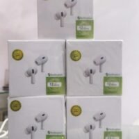 PRO 2 White Bluetooth 5.3 Noise-Cancelling Earbuds with Charging Case