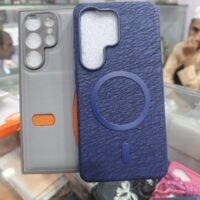 🌟 Premium Lychee Pattern Leather MagSafe Case for Samsung Galaxy S Ultra Series   s21/s22/s23/s24/s25/s26