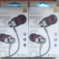 KS-11 Hi-Fi Audio wired earphones with a 3.5mm jack. Professional Metal .Heavy Bass Sound Quality Music Sport Headset