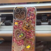 iPhone case with a gold crown, Iphone14 pro max
