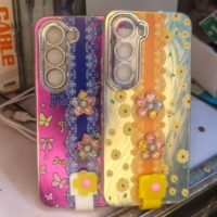 🌸 Luxury 3D Crystal Flower & Lace Soft Back Cover for Smart 40 Pro 🌸
