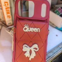 👑 Sparkle & Style: Luxury "Queen" Wallet Case for iPhone 17 Pro Max